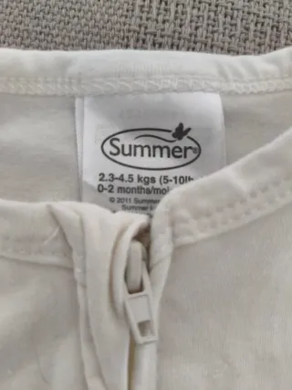 Saco dormir bebé verano recién nacido