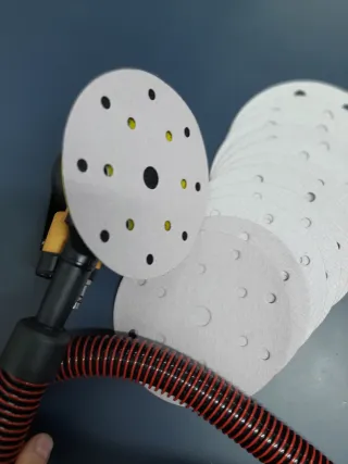 LIJADORA ROTOORBITAL PLATO 150 CON ASPIRACIÓN