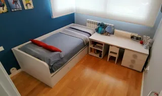 Habitacion Ros - Cama Cuna convertible + colchones