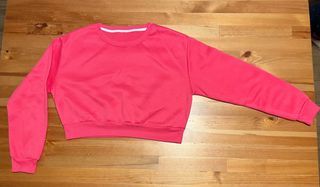 Set 2 Felpe Girocollo Rosa e Blu Petrolio