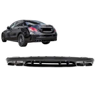 Difusor de paragolpes trasero para Mercedes Clase