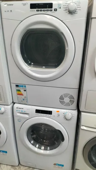 Pack Lavadora 8kg y Secadora Candy 9 kg