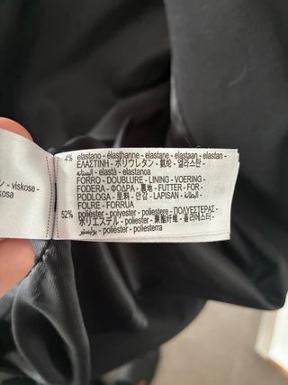 Blazer Zara Negro Mujer