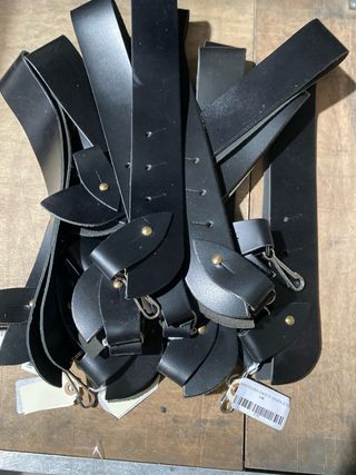 Bandolera Cadete Negra 670B Cuero unidad