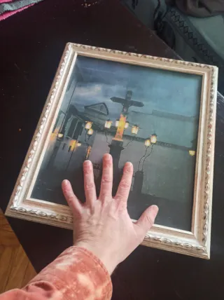 Foto Cristo de los Faroles enmarcada