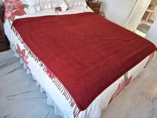 Mantas tacto terciopelo para pies de cama o sofá