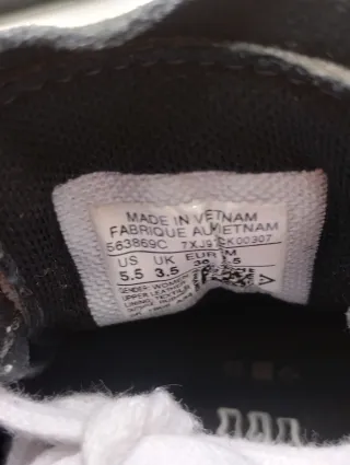 Converse nere taglia 36