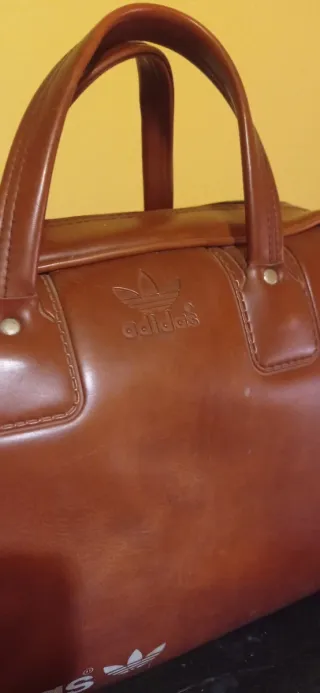 Bolso Viaje Adidas Vintage Marrón
