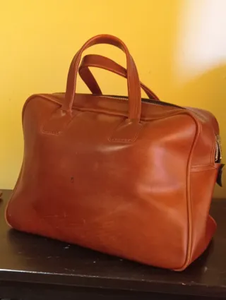 Bolso Viaje Adidas Vintage Marrón