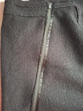 Traje mujer lana Adolfo Dominguez negro