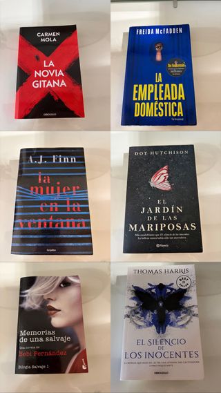 Pack libros thriller