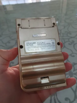 Nintendo Game Boy Light Dorado