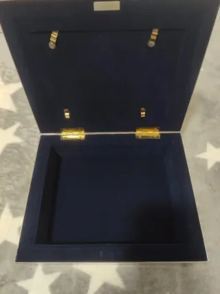 Joyero de metal Vintage