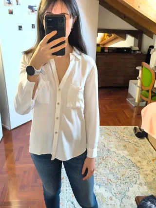 Camicia Imperial bianca in viscosa