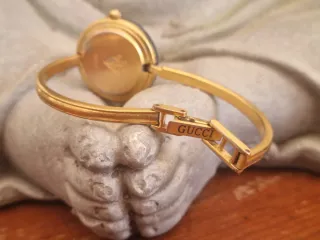 Pulsera Gucci 11/12.2 Vintage Azul/Dorado