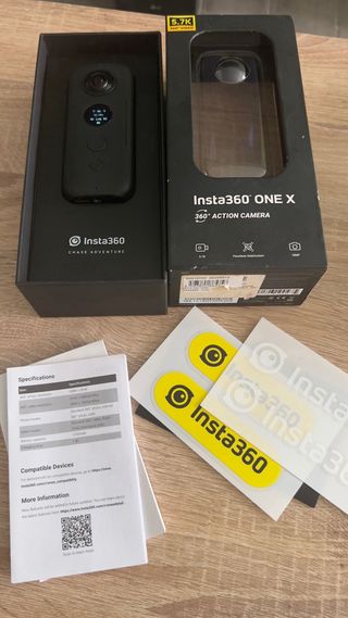 Insta360 ONE X Cámara 360 Negra