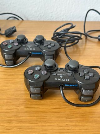 Lote 2 mandos PS2 originales para piezas