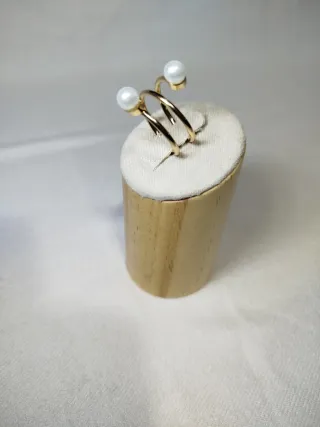 Anello Oro con Perle Regolabile