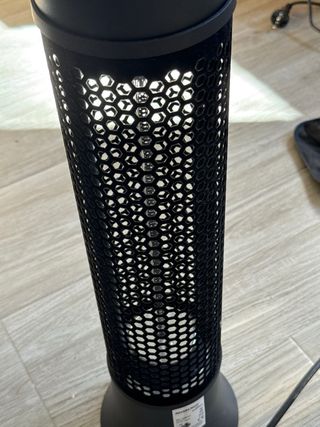 Calentador eléctrico torre negro