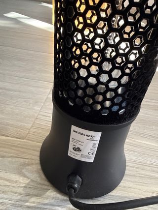 Calentador eléctrico torre negro