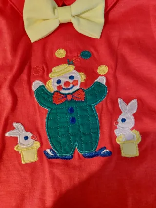 Costume da pagliaccio neonato taglia 6 mesi