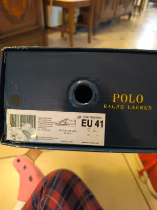 Scarpe rosse Polo Ralph Lauren Tg 41