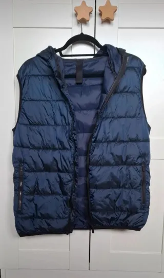 Chaleco acolchado Mango azul hombre