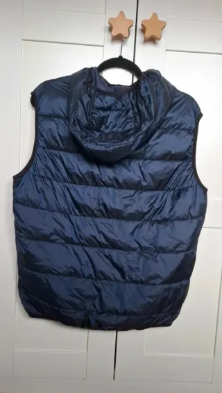 Chaleco acolchado Mango azul hombre