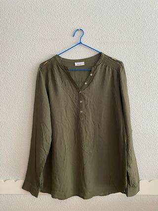 Lote 6 blusas S/M verde y rojo