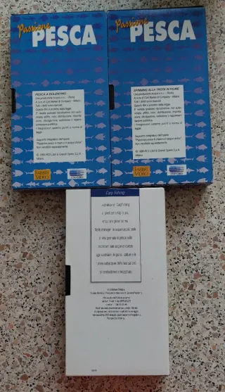 Lotto 7 VHS Pesca Fabbri Video DEA
