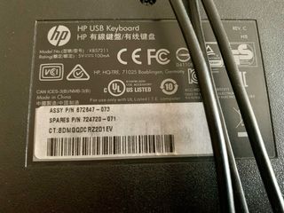 Teclado HP KB57211 Español Negro