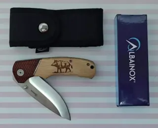 NOVEDAD! JABALI MADERA CON CLIP + FUNDA DE REGALO