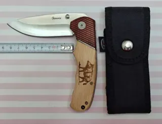 NOVEDAD! JABALI MADERA CON CLIP + FUNDA DE REGALO