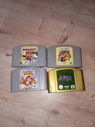 Lote 4 Juegos Nintendo 64