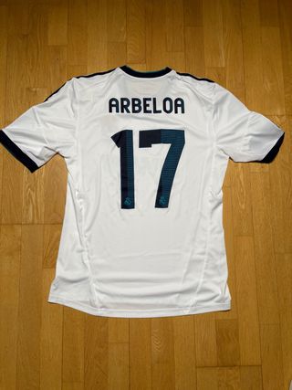 Camiseta Real Madrid Arbeloa 17 BWIN Firmada