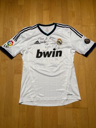 Camiseta Real Madrid Arbeloa 17 BWIN Firmada