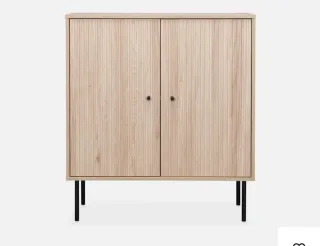 Aparador madera patas negras