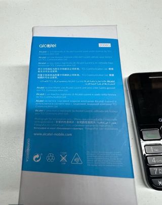 Telefono Alcatel  2008g nero e bianco per anziani