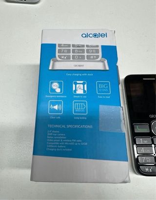 Telefono Alcatel  2008g nero e bianco per anziani