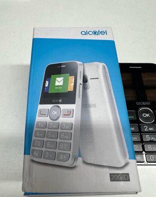 Telefono Alcatel  2008g nero e bianco per anziani