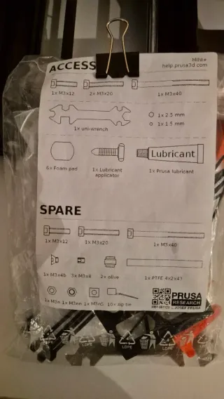 Stampante 3D Prusa MINI+ WiFi Sensore Filamento