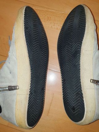 Zapatillas altas de cuero Golden Goose original 44