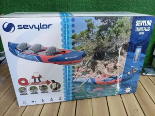 SEVYLOR Tahiti Plus Hinchable, Kayak Azul