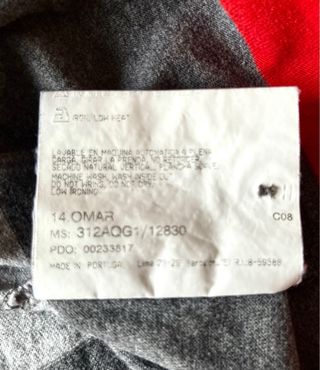 Polo Thomas Burberry XXL Manga Larga