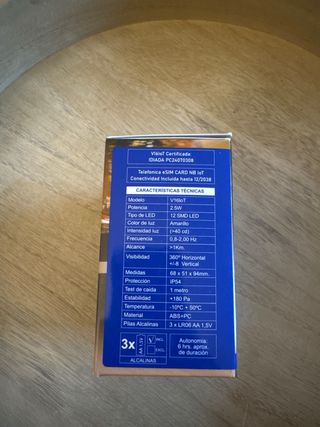 Luz Emergencia V16 DGT 3.0 IoT Hepoluz