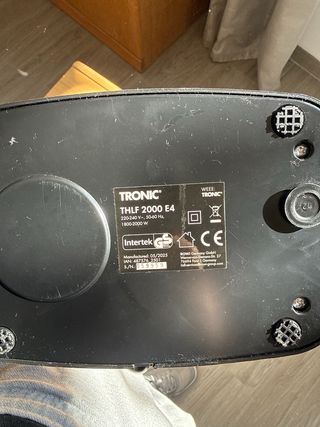 Calentador de aire portátil