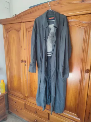 Gabardina caballero gris