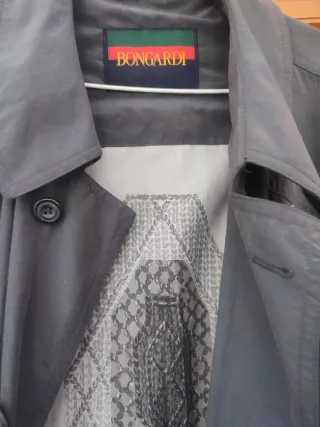 Gabardina caballero gris