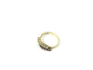 anillo oro 18k con piedra con circonita