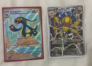 Cartas Pokémon Eelektross y Galvantula Español